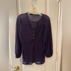 Outback Red Nylon Polka Dot Shirt
